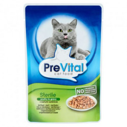 Prevital 100 g alutasakos eledel sterile szárnyas Konzerv, nedves táp kutya-macska PreVital