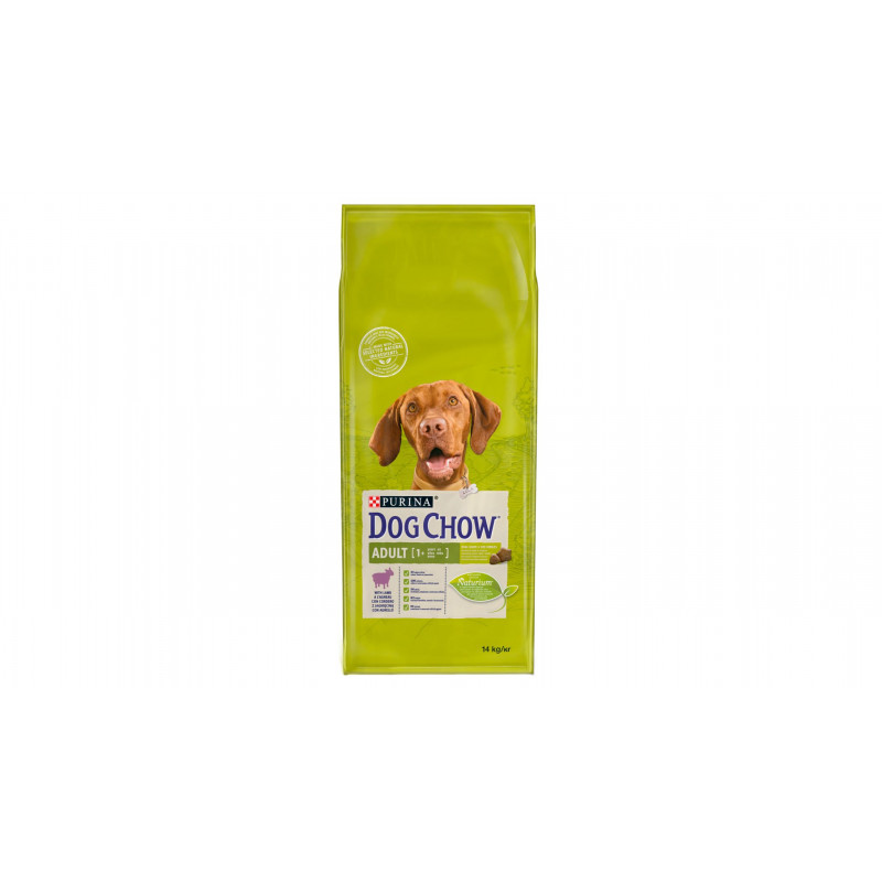 Purina 14 kg Dog Chow adult bárány+rizs