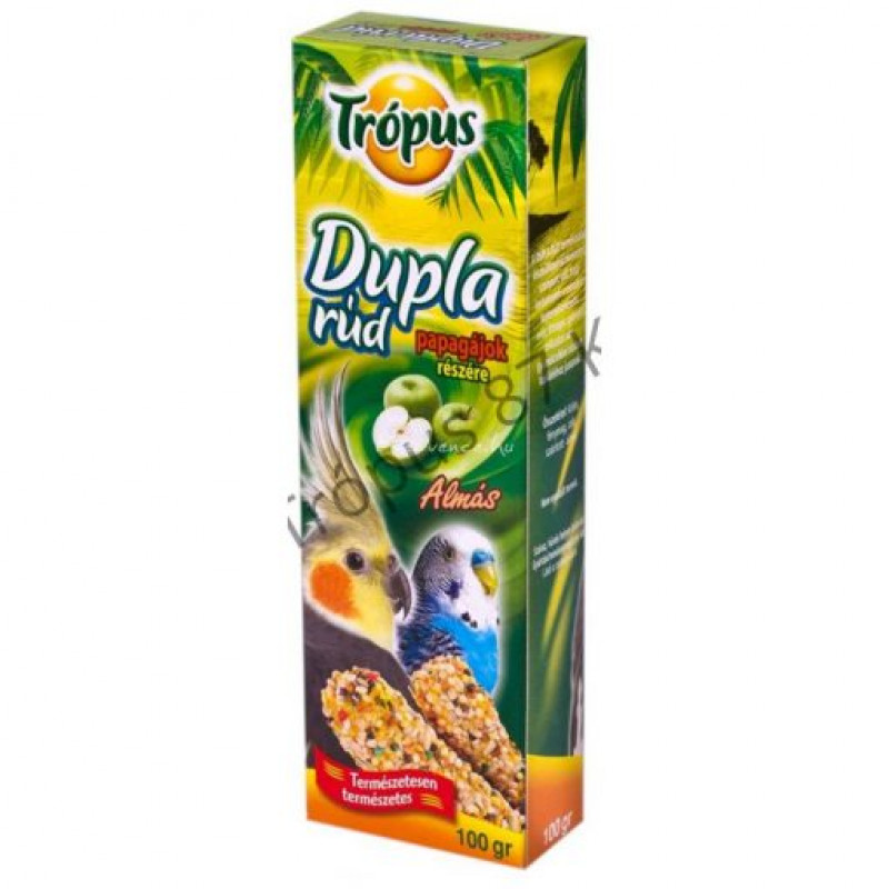 TRÓPUS csem.rúd dob. papagájoknak almás (zöld)