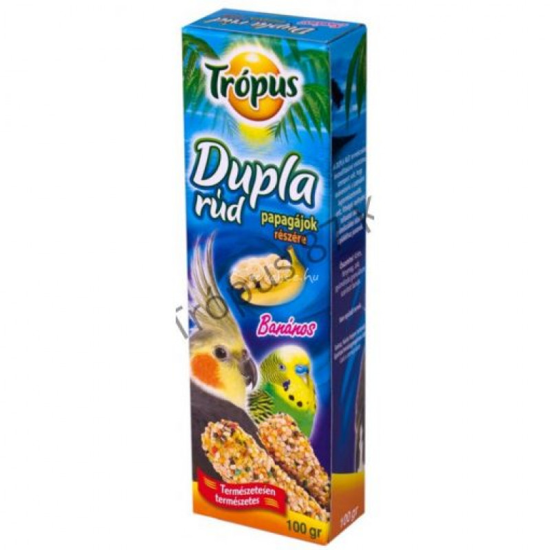 TRÓPUS csem.rúd dob. papagájoknak banános (kék)