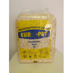 EURO-PET forgács 60 l Préselt Alom, aljzat Rágcsáló EURO-PET
