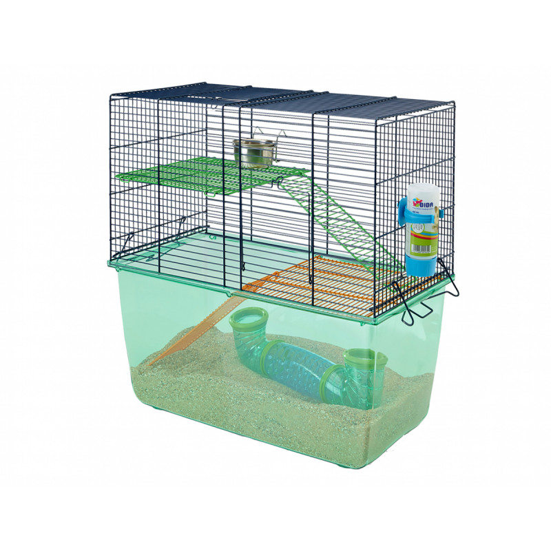 ***SAVIC 5070 Habitat Metro hörcsögketrec 51x26x52,5 cm felszerelt + cső bújókkal