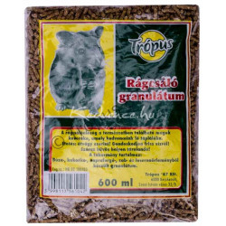 TRÓPUS 600 ml mag csomagolt rágcsáló granulátum (10-vel rendelhető) Eledel Rágcsáló Trópus