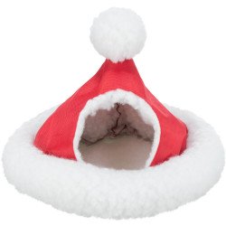TRIXIE 92635 Xmas mikulás sapka bujó kisállatoknak 17 cm egér/hörcsög Játék Rágcsáló TRIXIE