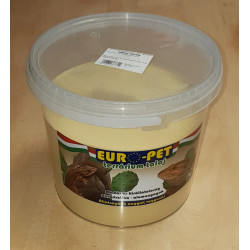 EURO-PET vödrös terráriumi homok 7 kg sárga Talajok, aljzatok Terrarisztika EURO-PET