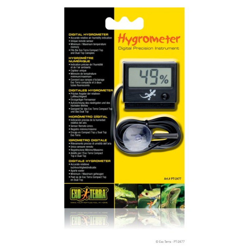 EXO-TERRA 2477 hygrometer mérő led