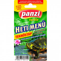 Panzi heti menü teknős bliszteres (10-vel rendelhető)  x 303154 Teknős Akvarisztika Panzi