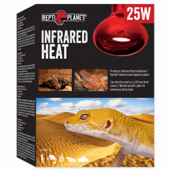 RP. Infrared Heat 41201 izzó 25 w hősugárzó, infravörös fényt ad Világítás Terrarisztika ReptiPlanet