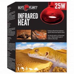 RP. Infrared Heat 41201 izzó 25 w hősugárzó, infravörös fényt ad Világítás Terrarisztika ReptiPlanet