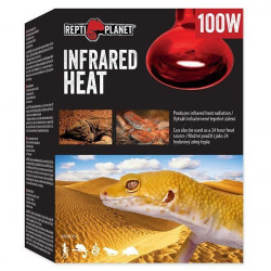RP. Infrared Heat 41204 izzó 100 w hősugárzó, infravörös fényt ad Világítás Terrarisztika ReptiPlanet