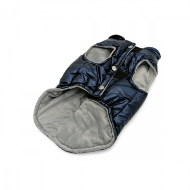 Kutyaruha K020271-48 vízlepergetős plüss béléssel kutyakabát hát 48/ mell.54-60/ nyak 40-41 cm