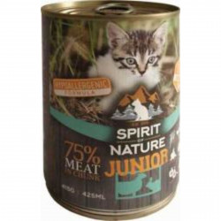 Spirit of Nature CAT Hypoallergenic KITTEN konzerv 415 g Lamb&Rabbit / Bárány- és Nyúlhússal Konzerv, nedves táp kutya-macska Spirit of Nature
