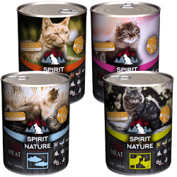 Spirit of Nature CAT Hypoallergenic konzerv 415 g Ostrich / Strucchússal Konzerv, nedves táp kutya-macska Spirit of Nature