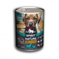 Spirit of Nature Hypoallergenic JUNIOR konzerv DOG 415 g Lamb&Rabbit / Bárány- és Nyúlhússal Konzerv, nedves táp kutya-macska Spirit of Nature