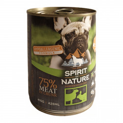 Spirit of Nature Hypoallergenic konzerv DOG 415 g Lamb&Rabbit / Bárány- és Nyúlhússal Konzerv, nedves táp kutya-macska Spirit of Nature