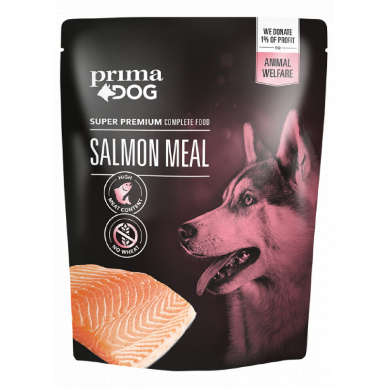 PrimaDog Alutasakos nedves kutyatáp 260 g Salmon 581532