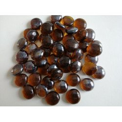 Üvegkavics 25 mm 300 g XF60206 borostyán (ÜKBOR9 Talajok, aljzatok Akvarisztika