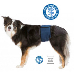 TRIXIE 23663 Belly inkontinencia öv M 45-55 cm sötétkék Kutya kutya-macska TRIXIE
