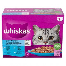 Whiskas 12 pack alutasakos adult halas válogatás (839) 12x85 g Konzerv, nedves táp kutya-macska Whiskas
