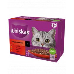 Whiskas 12 pack alutasakos adult húsos (853) 12x85g Konzerv, nedves táp kutya-macska Whiskas