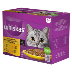 Whiskas 12 pack szárnyas válogatás mártásban (010) 12x85 g Konzerv, nedves táp kutya-macska Whiskas