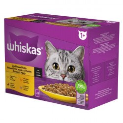 Whiskas 12 pack szárnyas válogatás mártásban (010) 12x85 g Konzerv, nedves táp kutya-macska Whiskas