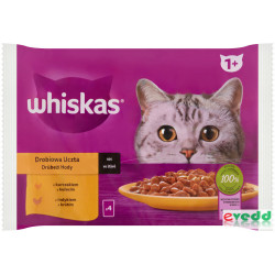 Whiskas 4 pack baromfi válogatás (331) 4x85 g Konzerv, nedves táp kutya-macska Whiskas