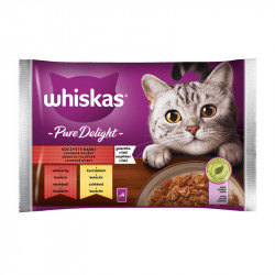 Whiskas 4 pack Casserole húsos menü (227) 4x85 g Konzerv, nedves táp kutya-macska Whiskas