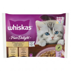 Whiskas 4 pack Casserole JUNIOR szárnyas (272) 4x85 g Konzerv, nedves táp kutya-macska Whiskas