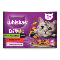 Whiskas 4 pack Chefs choice (716) 4x85 g Konzerv, nedves táp kutya-macska Whiskas