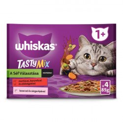 Whiskas 4 pack Chefs choice (716) 4x85 g Konzerv, nedves táp kutya-macska Whiskas