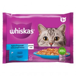 Whiskas 4 pack halas (742) 4x85 g Konzerv, nedves táp kutya-macska Whiskas