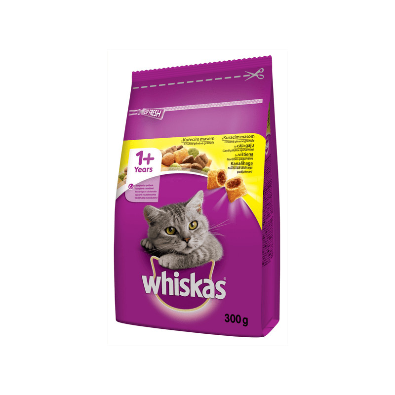 Whiskas 300 g száraz csirkehússal