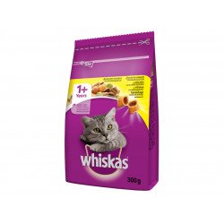 Whiskas 300 g száraz csirkehússal Macskatáp, macskaeledel kutya-macska Whiskas