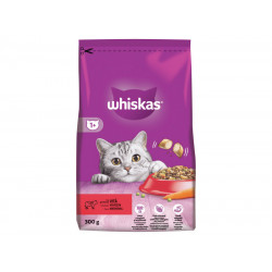 Whiskas 300 g száraz marhahússal Macskatáp, macskaeledel kutya-macska Whiskas