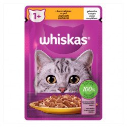 Whiskas alutasakos 85 g csirkés Konzerv, nedves táp kutya-macska Whiskas