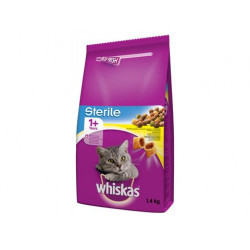 Whiskas száraz 1,4 kg cicatáp sterile eledel Macskatáp, macskaeledel kutya-macska Whiskas