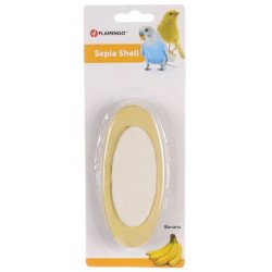 FGO 139913 szépia ízesített 70 g / 12 cm banános Csőrkoptató Madár Flamingo