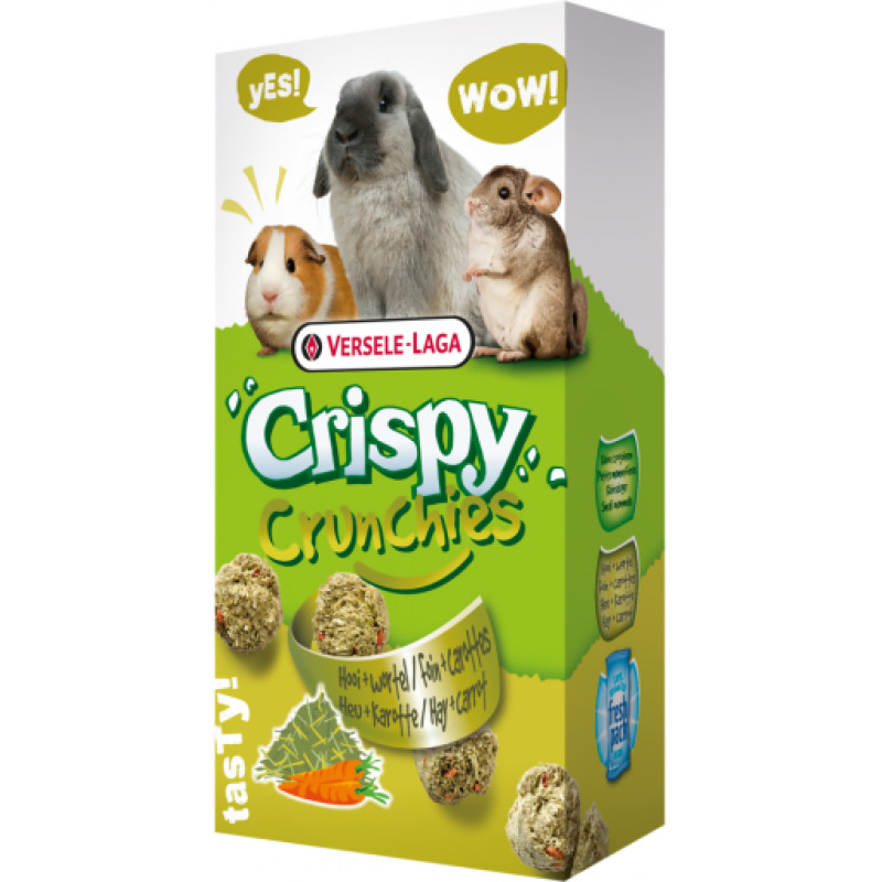 VL Crispy Crunchies Hay 75 g Energiaszegény keksz nyulaknak és rágcsálóknak szénás 462091