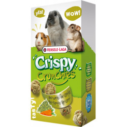 VL Crispy Crunchies Hay 75 g Energiaszegény keksz nyulaknak és rágcsálóknak szénás 462091 Eledel Rágcsáló Versele-Laga