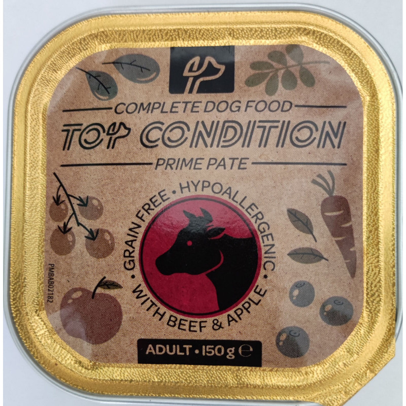 Top Condition alutálkás eledel kutyáknak 150 g marha almával (406)
