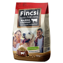 Fincsi száraz kutyaeledel 10 kg marhás (110) Kutya kutya-macska Fincsi