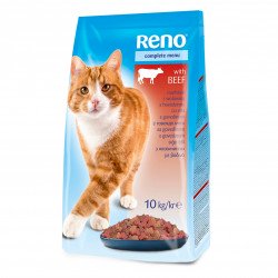 Reno 10 kg száraz cicatáp marhás Macskatáp, macskaeledel kutya-macska Reno