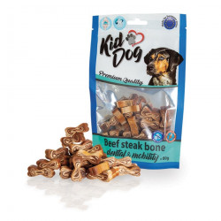 KidDog A04835 jut.falat kutyáknak - Beef steak bone dental&mobility - fogerősítő marhacsontok 80 g Kutya kutya-macska KidDog