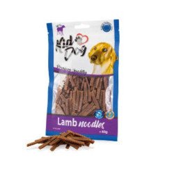 KidDog A04987 jutalomfalt kutyáknak - Lamb noodles - Bárányhúsos tészta kistestű kutyáknak 80g Kutya kutya-macska KidDog