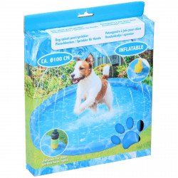 Kutya medence locsolós szökőkút/zuhany szőnyeg 100cm 475202 (XEH25247520) Kutya kutya-macska