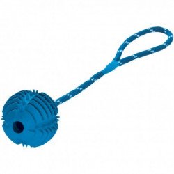 Kutyajáték K020293 hajítható labda 9 cm kötéllel Kutya kutya-macska