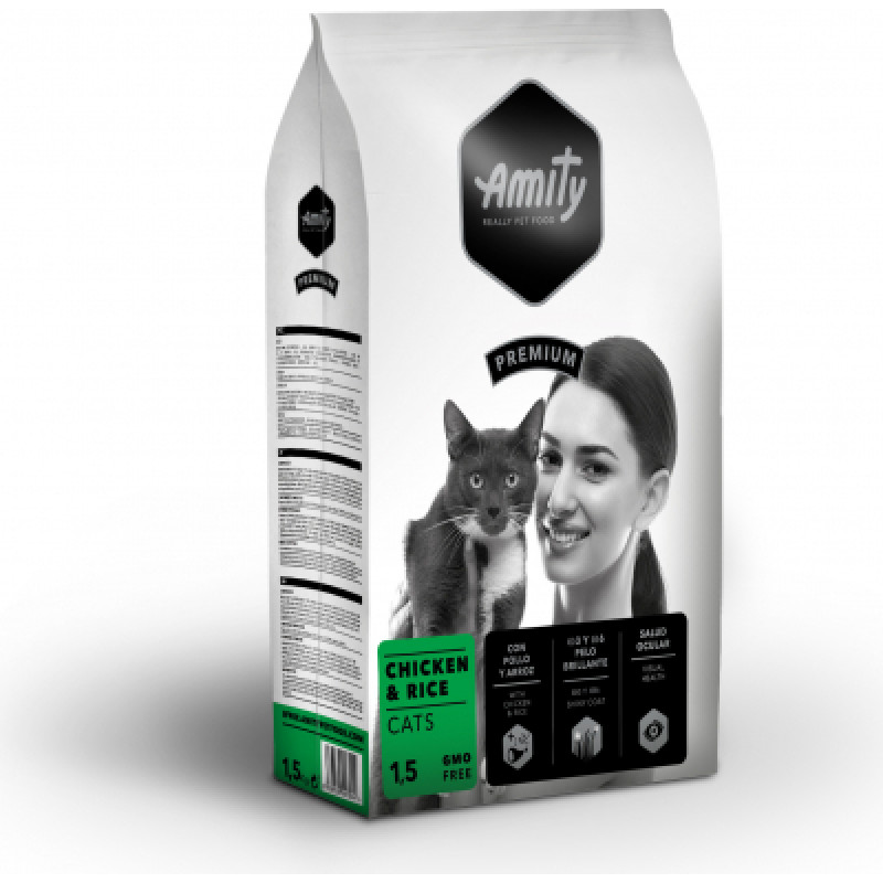Amity Premium Cats száraz macskatáp ADULT 10 kg Chicken-Rice 04GA100008