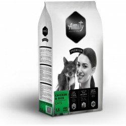 Amity Premium Cats száraz macskatáp ADULT 10 kg Chicken-Rice 04GA100008 Macskatáp, macskaeledel kutya-macska Amity