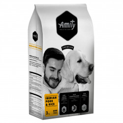 Amity Premium száraz kutyatáp ADULT 3 kg Iberian Pork-Rice 04PE030036 Kutya kutya-macska Amity